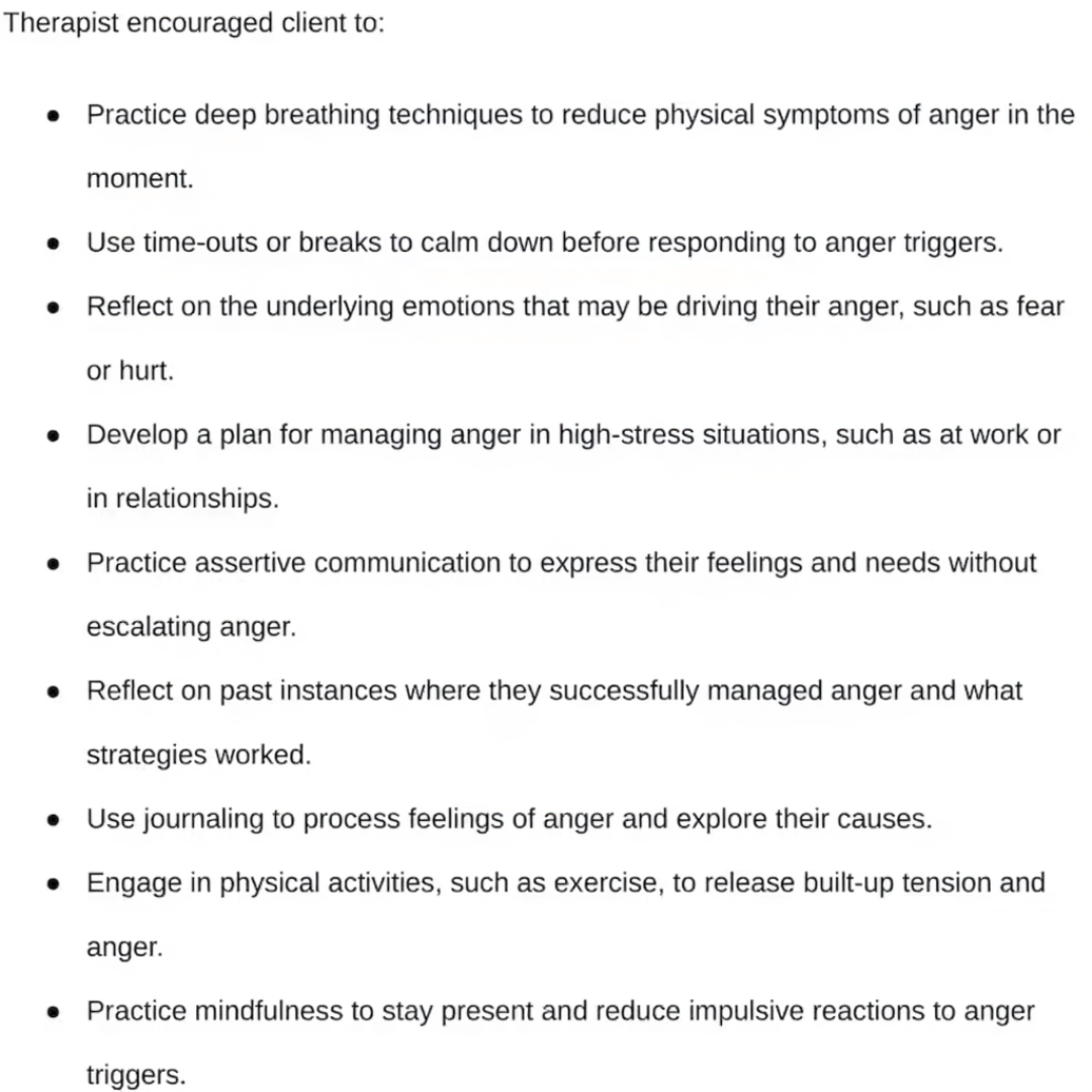 Therapy Progress Note Statements | Therapeutic Interventions Resource Counselor Documentation Workbook Therapist Worksheet Treatment Session
