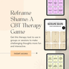 Shame Reframe Card Game: Therapy Tool for Trauma & PTSD (Digital Download)
