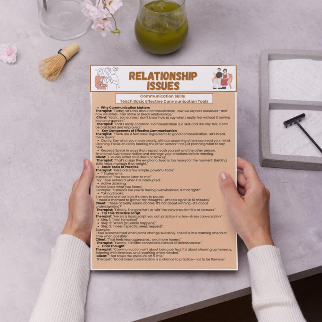 Therapy Session Scripts Guide, 100+ Sheets, Psychotherapy Tools, Mental Health Guided, Specific Therapy Techniques, Therapist Session