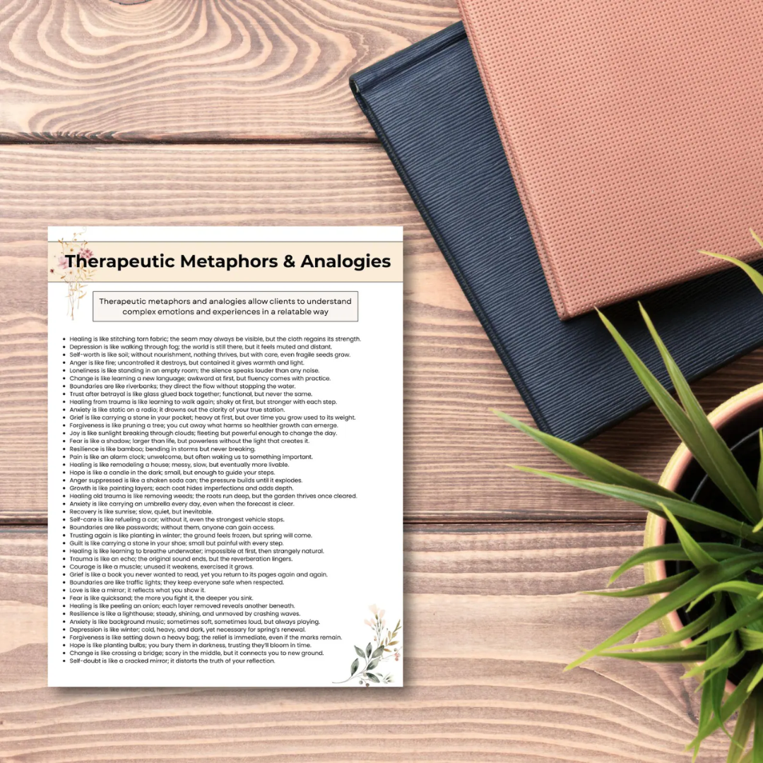 Counselor One-Liners Cheat Sheets, Therapy Tools For Counselors, 150+ Statements, Reflection Journal Prompts, Therapy Reference Printable